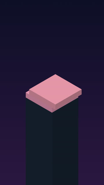 Screenshot of the 3D Stack Tower game