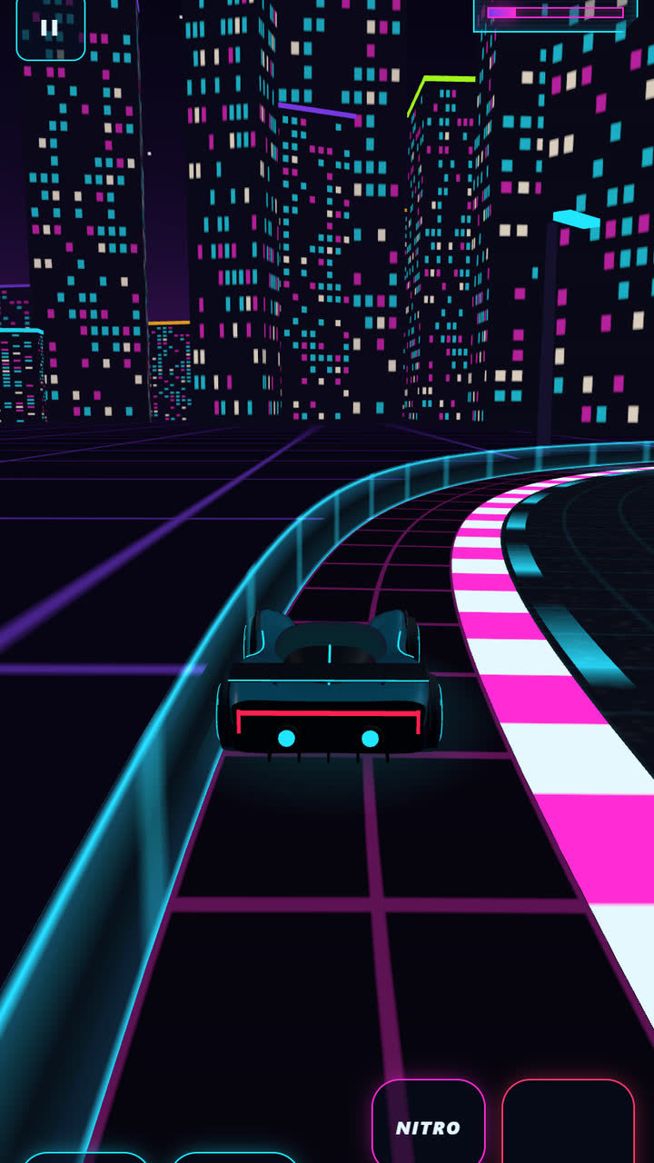 Screenshot of the Supercar Race game