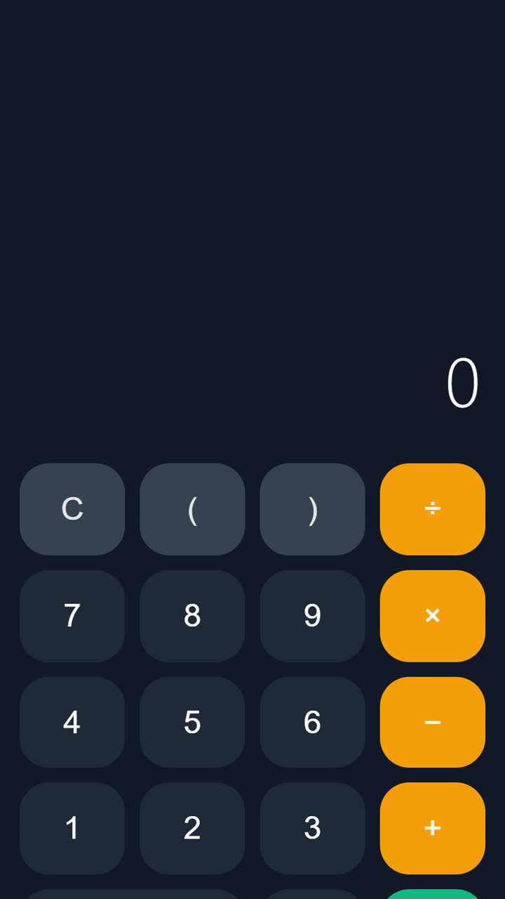 Calculator App Template - Free Android App | AppMint