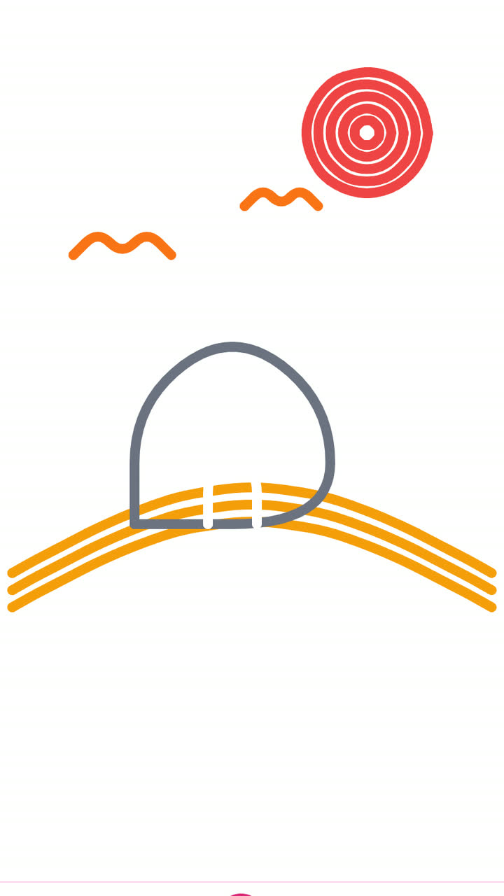 Screenshot of the Drawing Pad app template