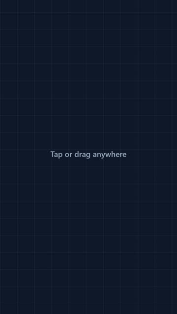 Screenshot of the Full-screen Canvas app template