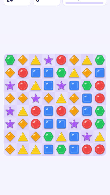 Screenshot of the Gem Cascade game