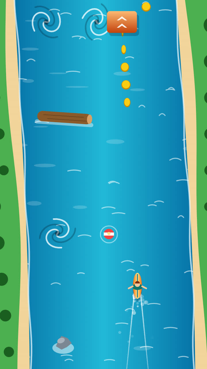 Screenshot of the Wave Rider game